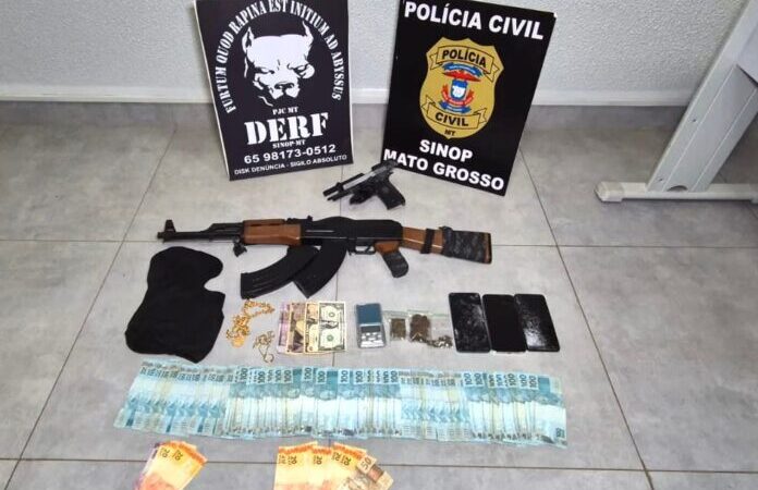 DERF prende em Sinop dois envolvidos em assalto com reféns em Cláudia