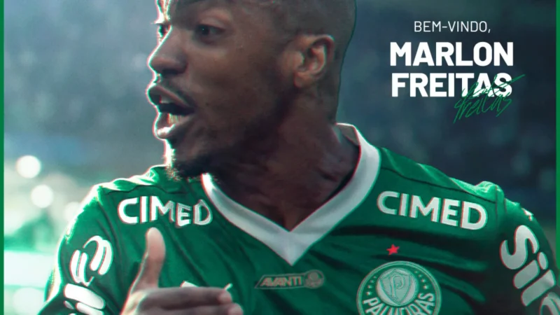 Os números de Marlon Freitas que chamaram a atenção do Palmeiras e de Abel