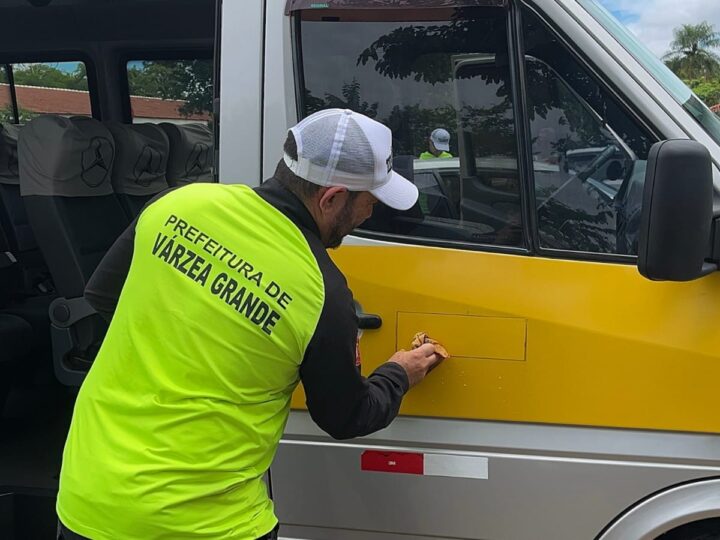 Prefeitura de Várzea Grande prorroga vistoria de táxis e vans escolares até 20 de março