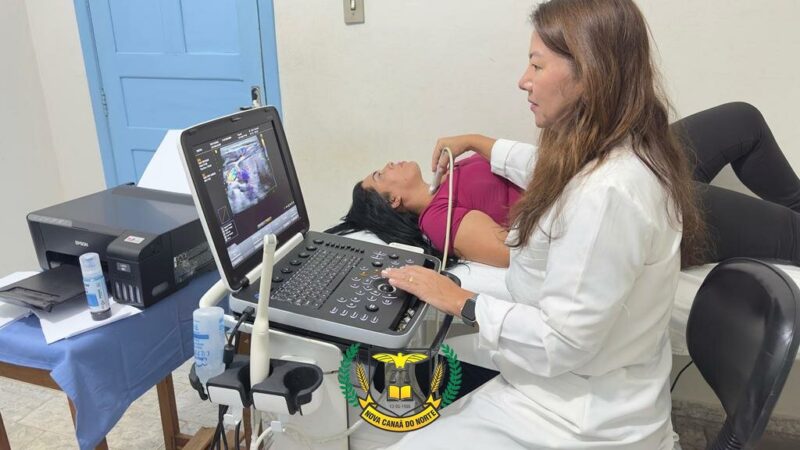 Prefeitura de Nova Canaã do Norte realiza mutirão com mais de 400 exames de ultrassonografia