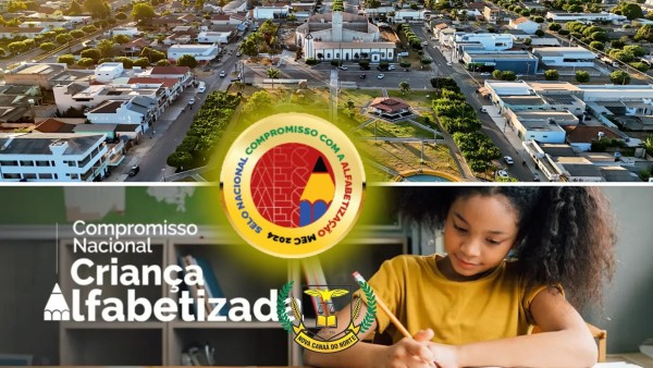 Nova Canaã do Norte conquista Selo Ouro nacional na alfabetização