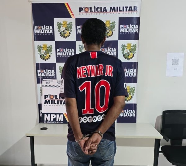 Polícia Militar prende homem que agrediu a própria mãe em Nova Santa Helena