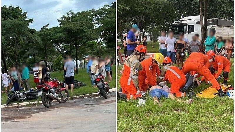 Colisão entre motos mata homem de 50 anos e deixa jovem ferido em MT