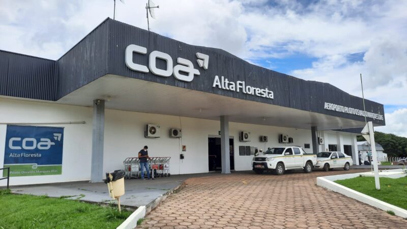 Aeroporto de Alta Floresta teve 44 passageiros ano passado
