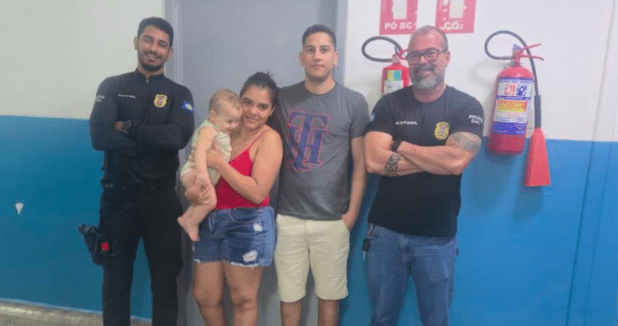 Policiais civis agem rápido e salvam bebê que se engasgou em Mato Grosso