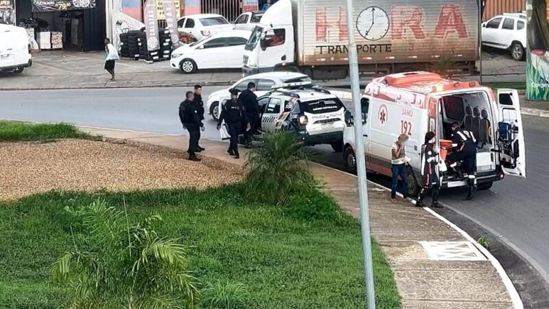 Homem tenta matar a esposa no viaduto da Beira Rio, em Cuiabá,  e acaba preso pela PM