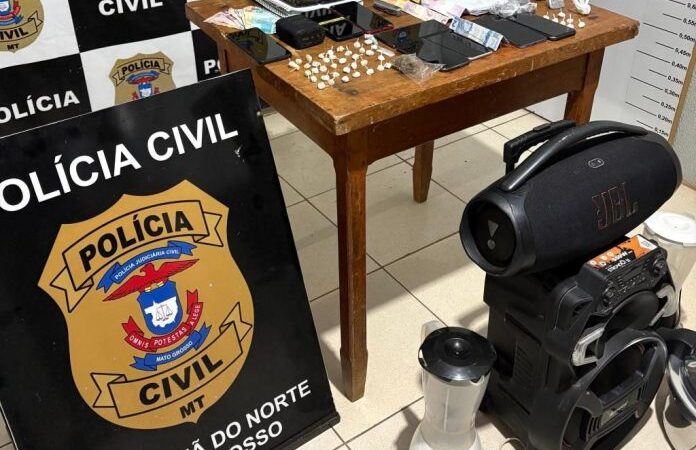 Polícia Civil prende autor de furtos a comércios em Guarantã do Norte e receptadores