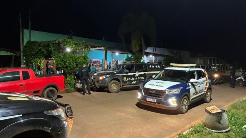 Polícias Civil e Militar realizam operações integradas contra criminalidade em Mato Grosso