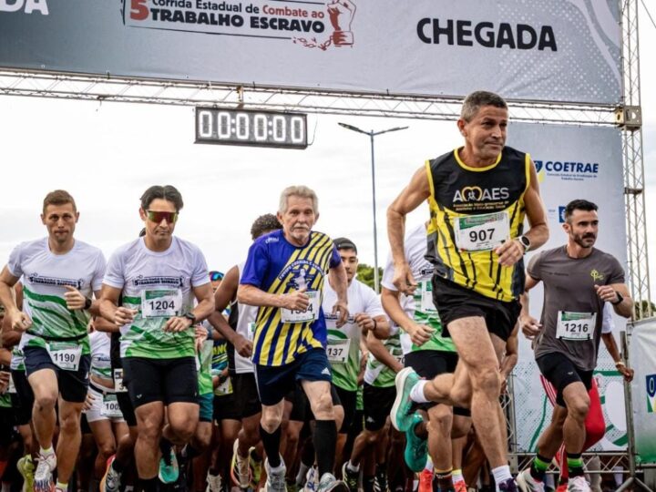 Mais 1,5 mil atletas participam da 5ª Corrida de Combate ao Trabalho Escravo em Cuiabá
