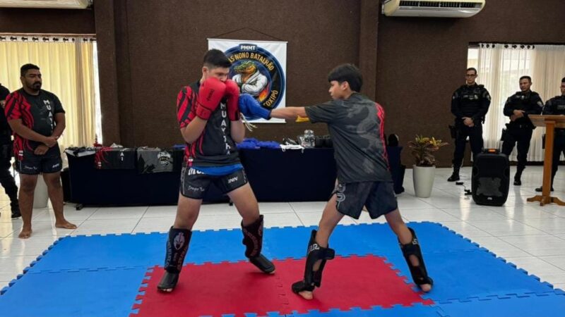 Polícia Militar reforça projeto social com entrega de novos materiais esportivos em MT