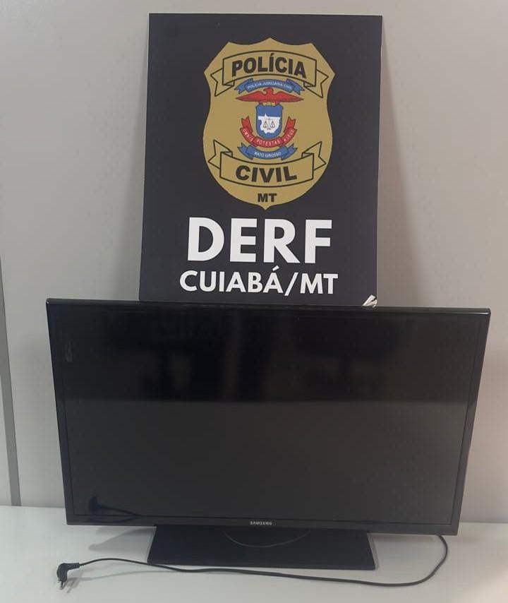 Polícia Civil prende suspeito de roubo contra idosa e recupera televisão