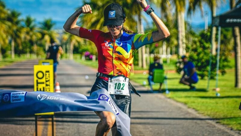 Bombeira militar de MT se classifica e vai disputar Mundial de Triathlon 2026
