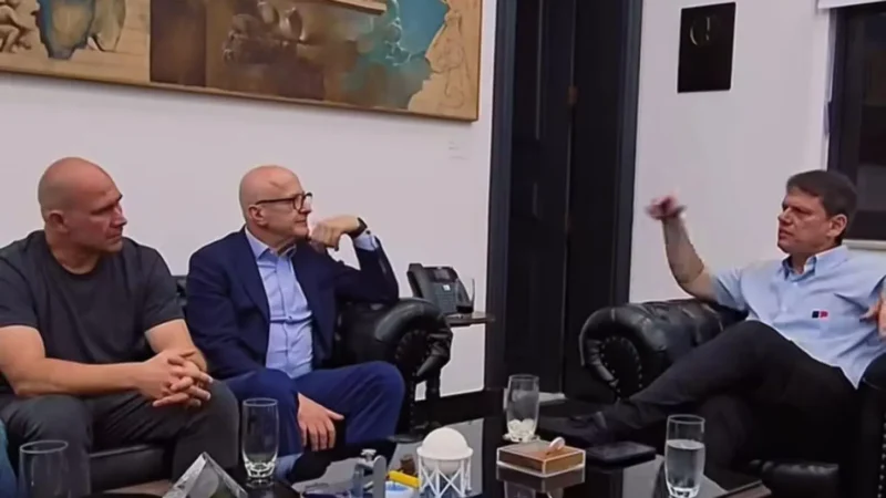 Tarcísio de Freitas se reúne com vice-governador de MT e prefeito de Cuiabá para discutir parcerias público-privadas