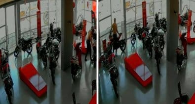 Homem invade concessionária e furta moto avaliada em R$ 40 mil em Várzea Grande
