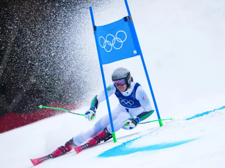 Lucas Braathen lidera 1ª descida no slalom gigante dos Jogos de Inverno