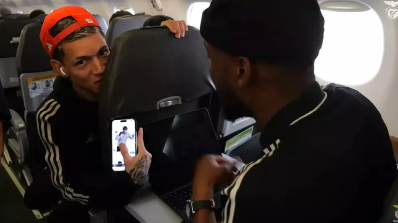 Antes de xingar Vini Jr., jogador do Benfica comparou colega a ladrão