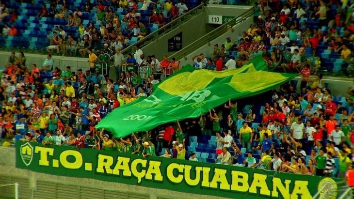Juizado autoriza torcida Raça Cuiabana a entrar com faixas,  bandeiras e instrumentos