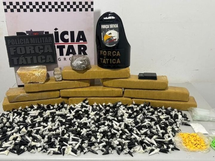 Faccionado recebe mala de Cuiabá lotada com maconha, ecstasy e mil pinos de cocaína
