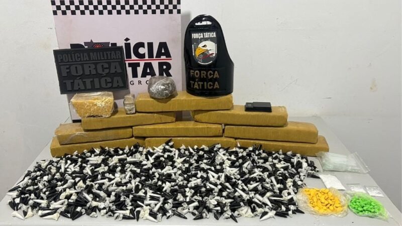 Faccionado recebe mala de Cuiabá lotada com maconha, ecstasy e mil pinos de cocaína