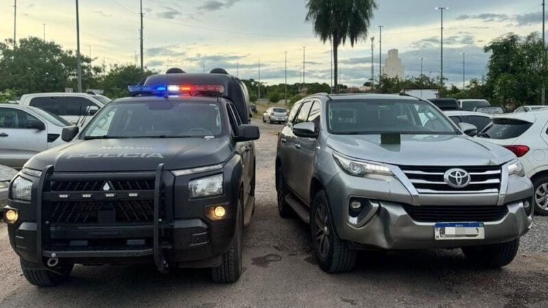Bope prende suspeito em flagrante e recupera caminhonete furtada em Cuiabá