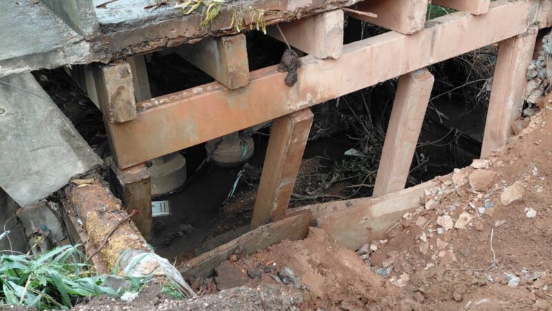 Ponte em Cuiabá tem estrutura comprometida e será demolida na próxima semana