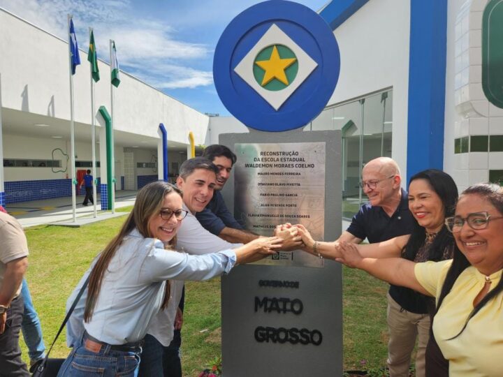 Governo de MT entrega escola estadual que vai atender 2,7 mil alunos em 41 turmas