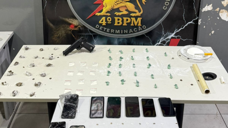 Três faccionados são presos suspeitos de tráfico de drogas, roubo e estelionato