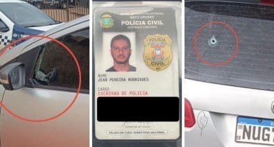 Escrivão atira contra carro de família após discussão no trânsito, paga fiança e é solto