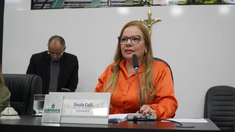 Paula Calil admite possibilidade de disputar reeleição na Câmara, mas quer consenso
