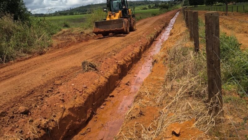 A Secretaria de Transportes concluiu os trabalhos de recuperação no Travessão 03 do PA Cachimbo,
