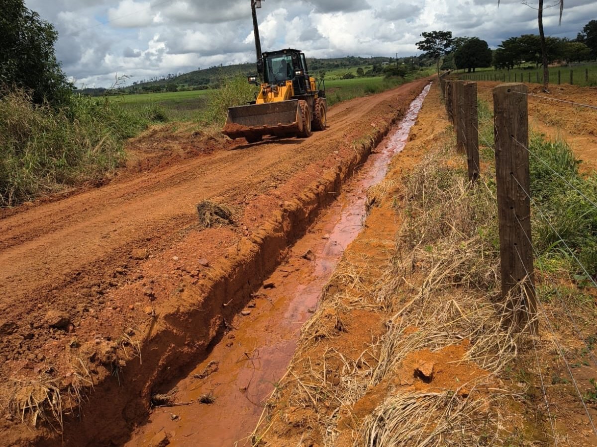 A Secretaria de Transportes concluiu os trabalhos de recuperação no Travessão 03 do PA Cachimbo,