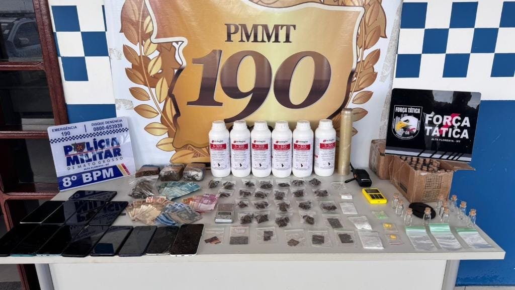 Após sequestro, PM prende casal e apreende adolescente por tráfico de drogas em MT