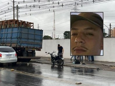 Motociclista morre após bater na traseira de caminhão parado na Avenida dos Trabalhadores