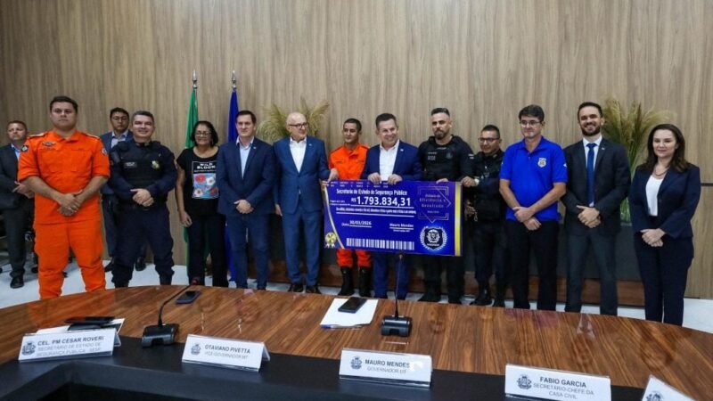 MT reconhece 2,3 mil profissionais da segurança com premiação de R$ 1,8 milhão