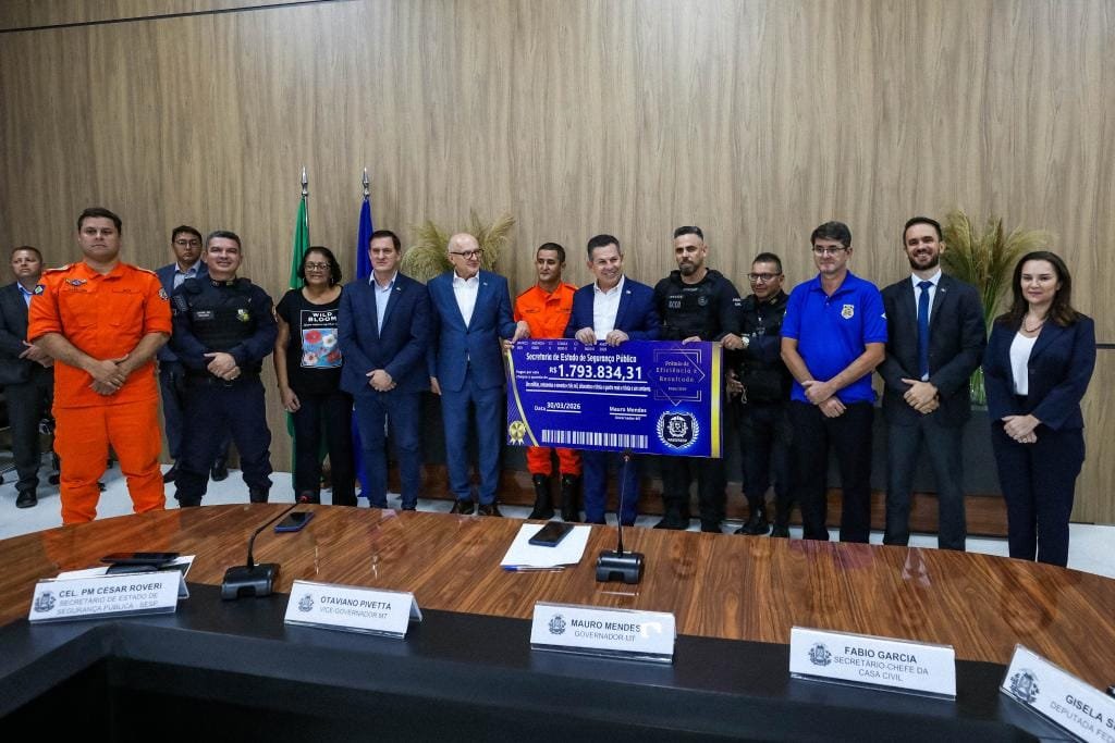 MT reconhece 2,3 mil profissionais da segurança com premiação de R$ 1,8 milhão
