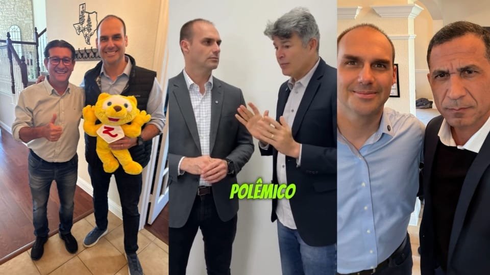 Deputados visitam Eduardo Bolsonaro nos EUA e discutem taxação de produtos brasileiros