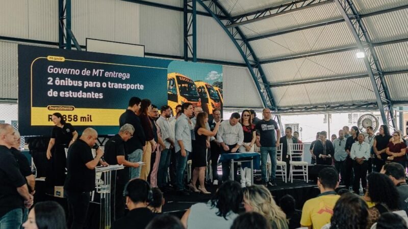 MT entrega novo prédio da escola Dunga Rodrigues e anuncia construção de piscina