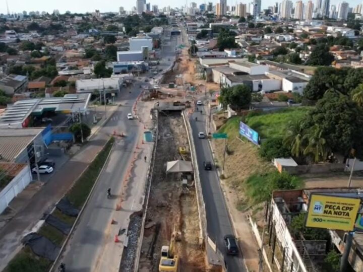 Nova trincheira vai melhorar fluxo do trânsito na avenida Miguel Sutil