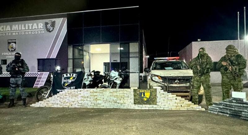 Operação apreende 300 kg de droga e gera prejuízo de R$ 5,6 milhões às facções criminosas