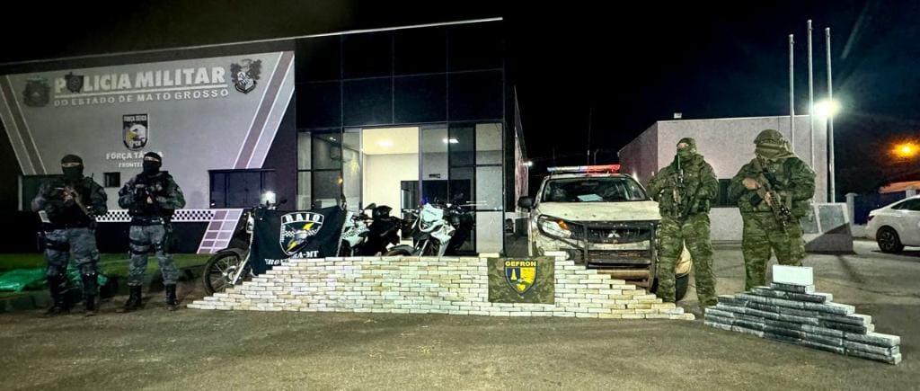 Operação apreende 300 kg de droga e gera prejuízo de R$ 5,6 milhões às facções criminosas