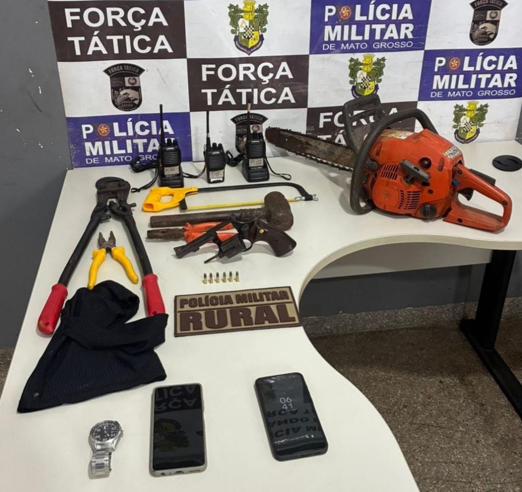 Patrulha Rural impede furto de gado e prende quadrilha em flagrante