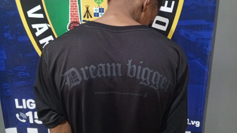 Homem com passagens criminais é detido após desacatar e ameaçar Guardas Municipais.