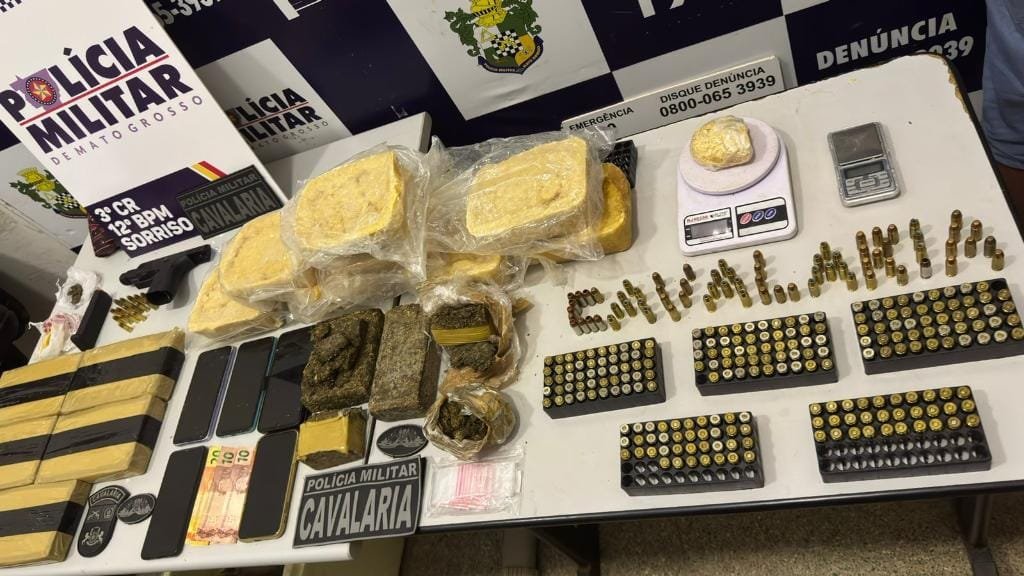 PM prende faccionados por tráfico, drogas entorpecentes, pistolas e munições