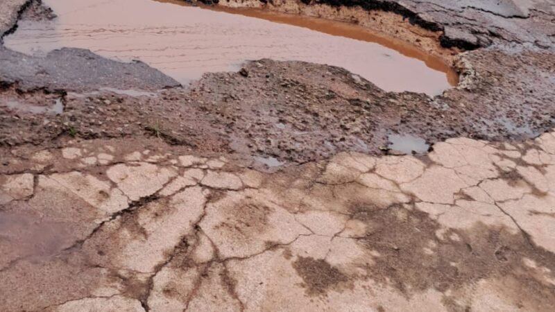 Guarantã do Norte afunda em buracos, alagamentos e erosões enquanto cidades vizinhas avançam na infraestrutura.