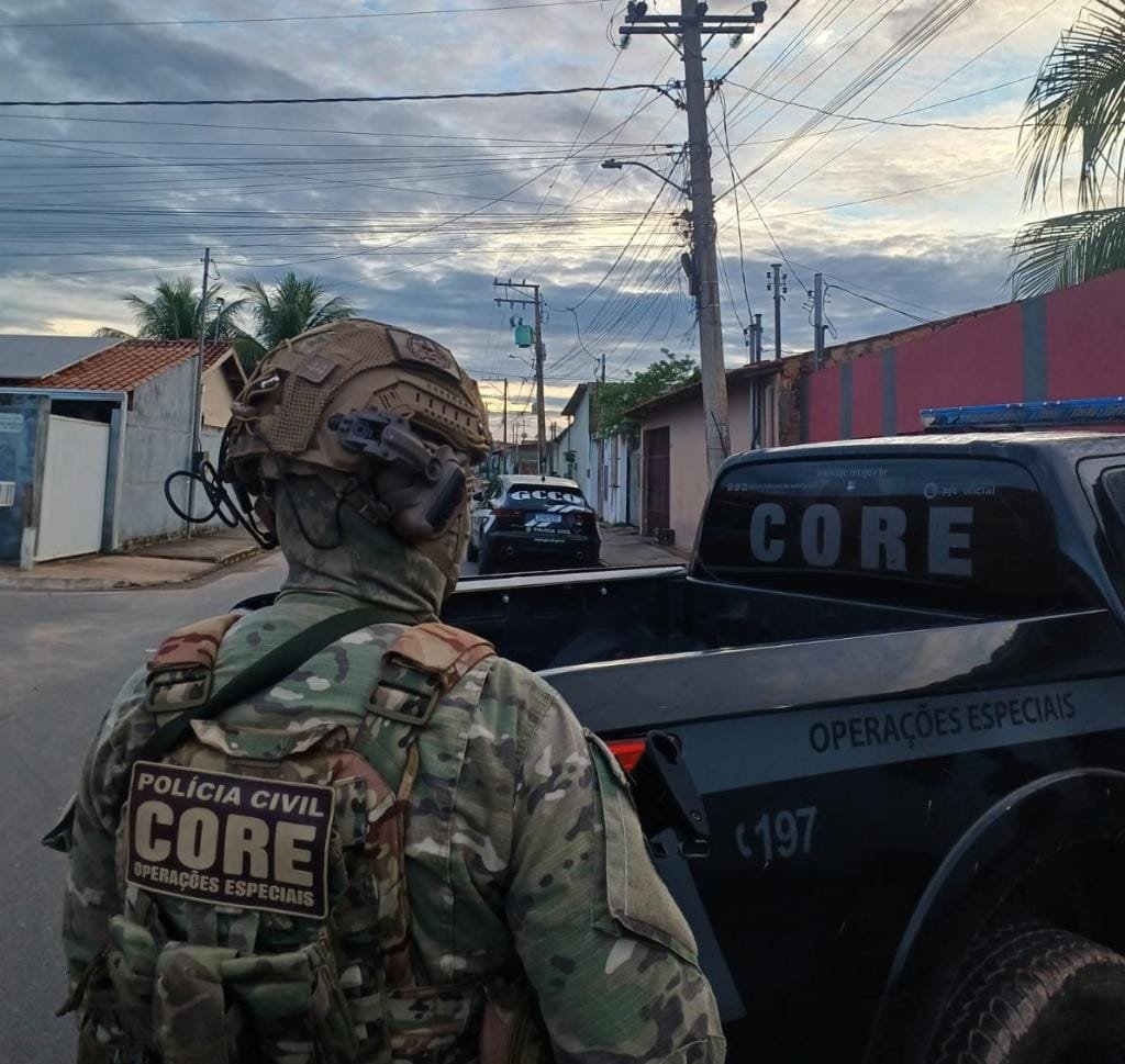 Quatro integrantes do núcleo financeiro de facção criminosa são presos pela PC em Cuiabá