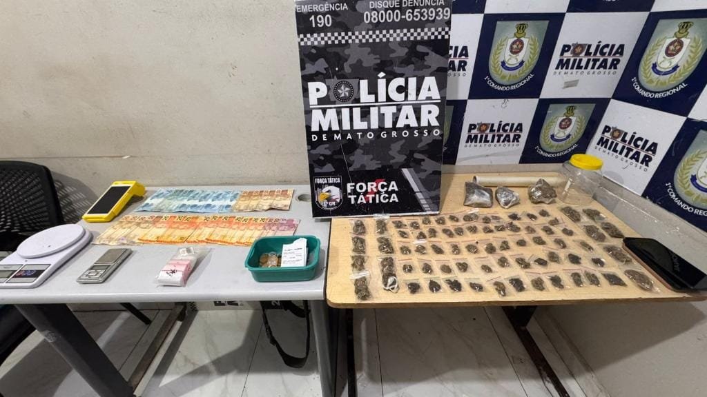 ‘Vovô do tráfico’ e mais dois são presos com drogas e R$ 1,3 mil em dinheiro na capital