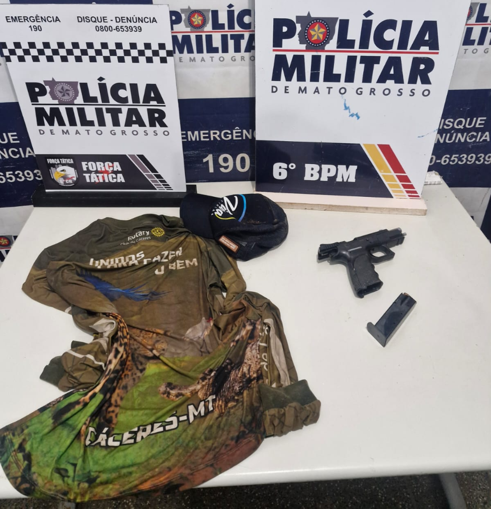 Ciclista tenta matar quatro pessoas em bar e atinge proprietário de raspão em MT