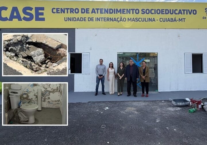 Vistoria do MP aponta atraso e falhas em obra do socioeducativo em Cuiabá