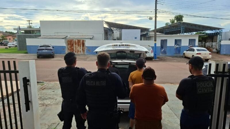 Suspeitos são presos após vítima escapar de “salve” aplicado por facção criminosa