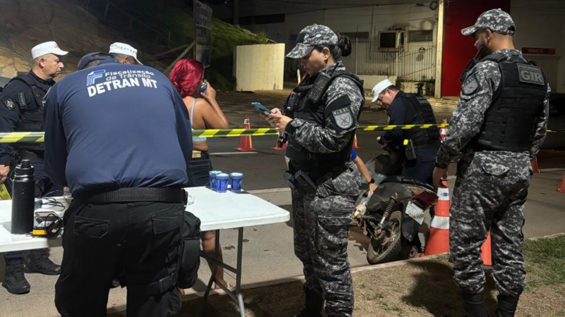Operação Lei Seca intensifica fiscalização e prende quatro condutores na Avenida do CPA